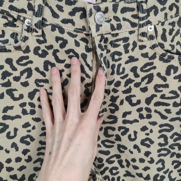 Revice Uptown On The Spot Leopard Animal Print Jeans Womens‎ 26 Leopard Print - Picture 3 of 10